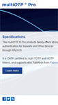 Mobile Screenshot of multiotp.com